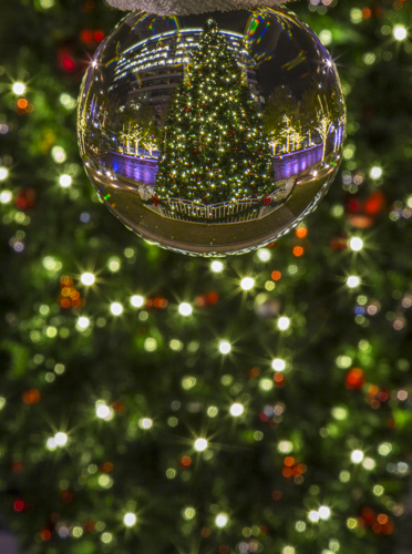 Crystal ball, reflection, reverse,