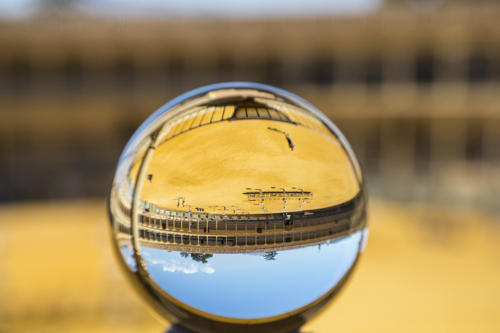 Crystal ball, Ronda, Spain,