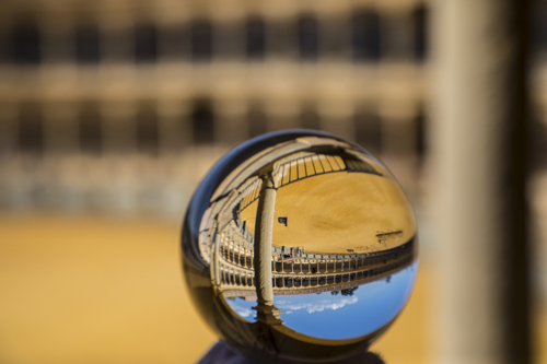 Crystal ball, Ronda, Spain,