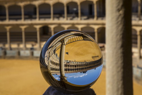 Crystal ball, Ronda, Spain,