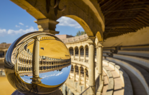 Crystal ball, Ronda, Spain,