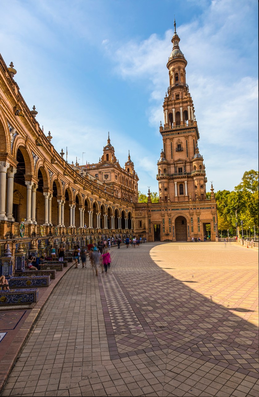 Seville; Spain; Plaza de Espana