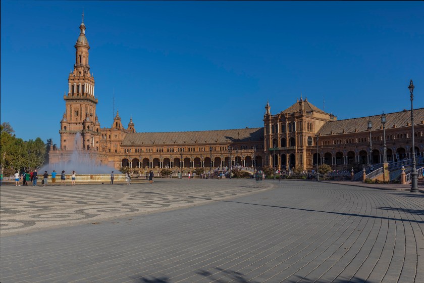 Spain; Seville; Plaza de Espana
