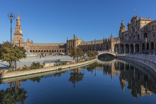 Spain; Seville; Plaza de Espana