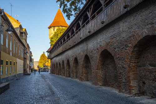 Sibiu, Romania, historic center.