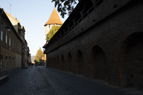 Sibiu, Romania, historic center.